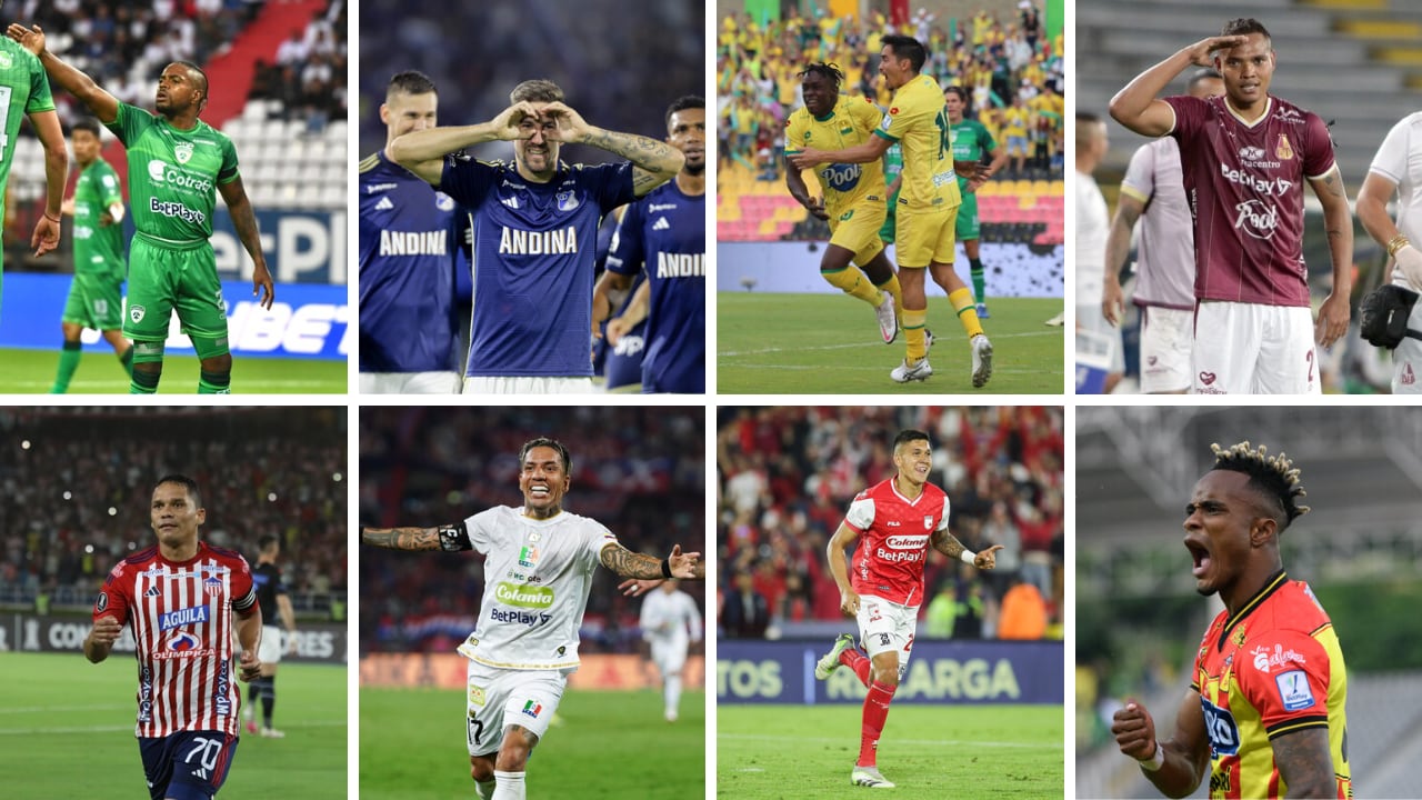 Ocho clasificados que van por la final de la Liga Betplay 2024-I