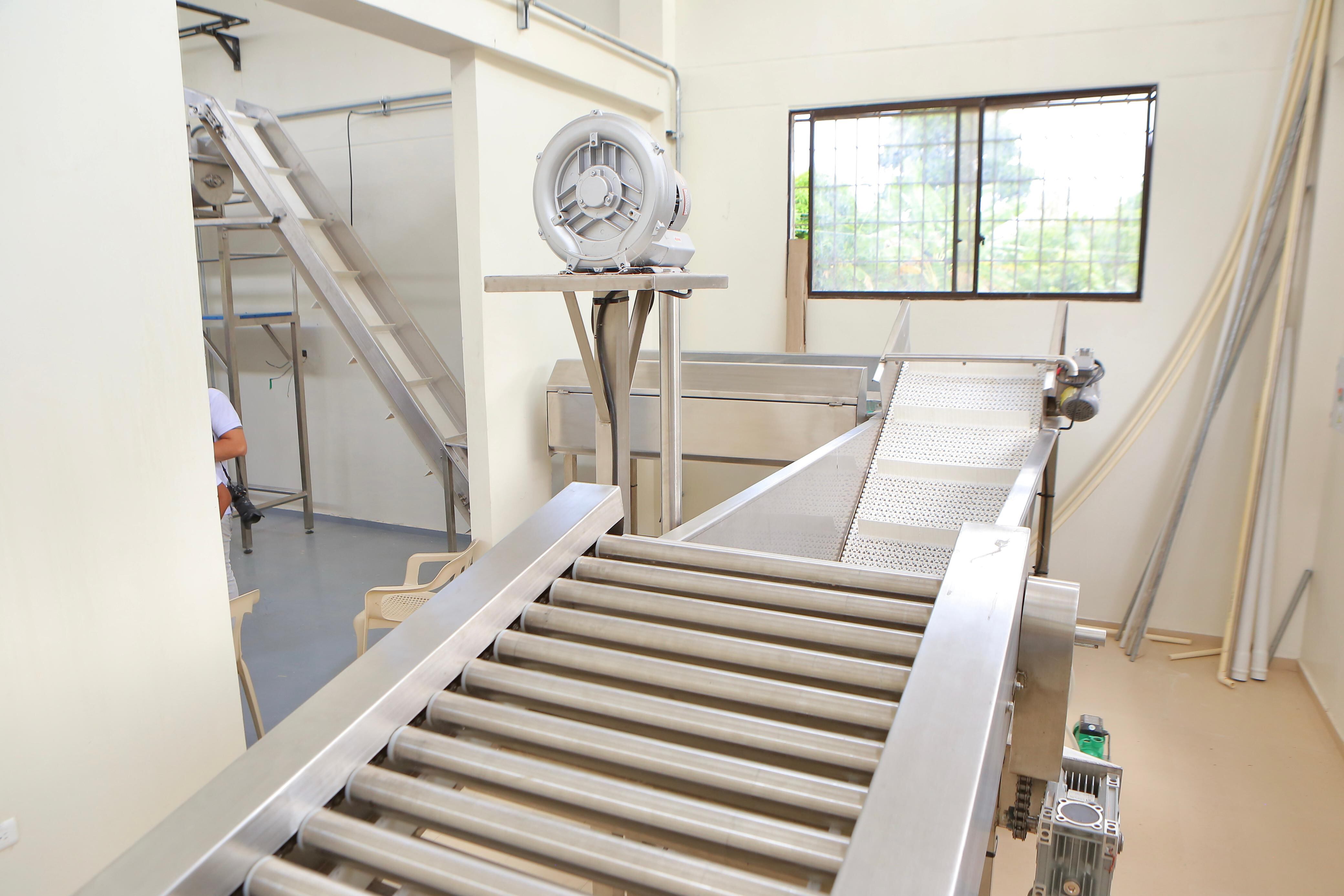 Despulpadora de mango en La Mina.