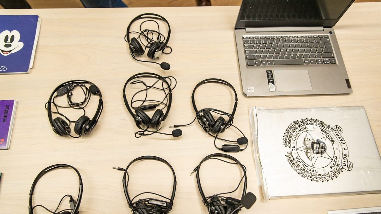 En el call center de extorsión tenían, incluso, horario de trabajo