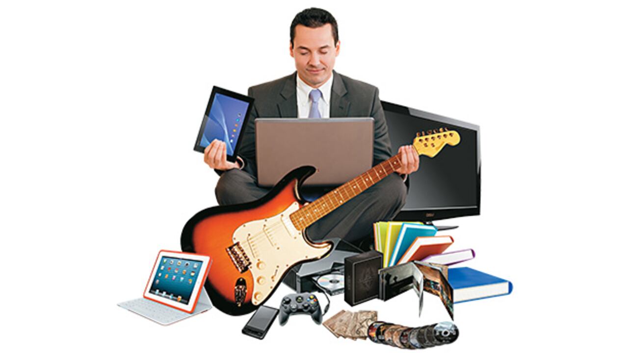 Entre los objetos que generan experiencias muy satisfactorias están los productos electrónicos, los libros, los instrumentos musicales y los artículos deportivos.