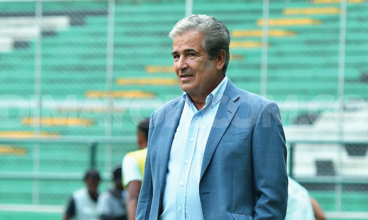 Jorge Luis Pinto, técnico del Deportivo Cali. Foto: Dimayor