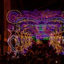 Corrales es un municipio que destaca por sus alumbrados en época de Navidad.