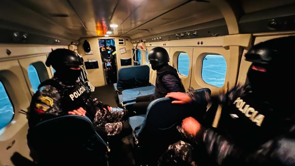 El traslado de Germán Cáceres a Guayaquil.