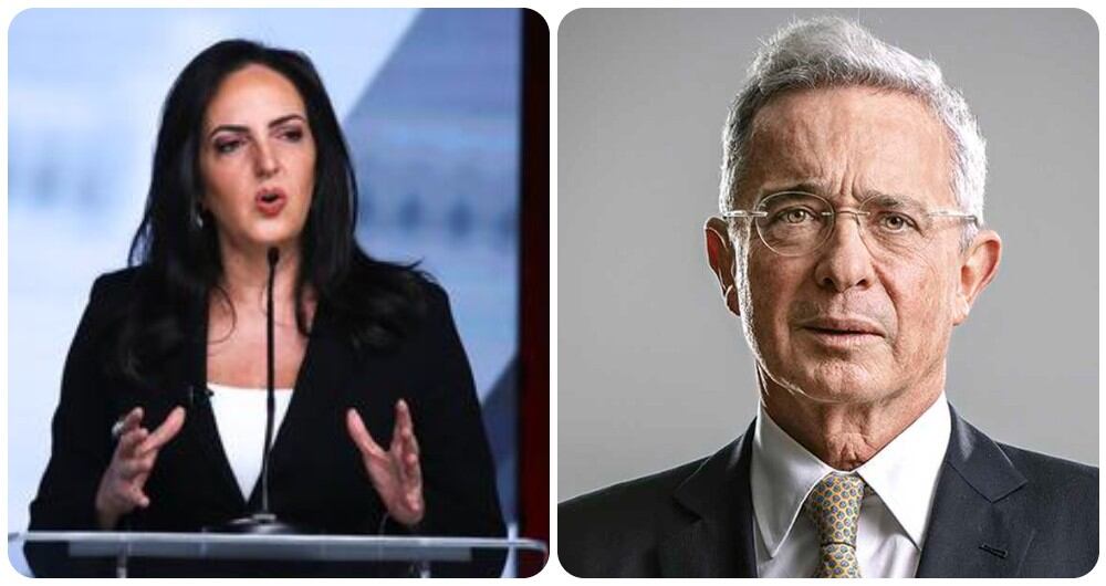 María Fernanda Cabal y Álvaro Uribe.