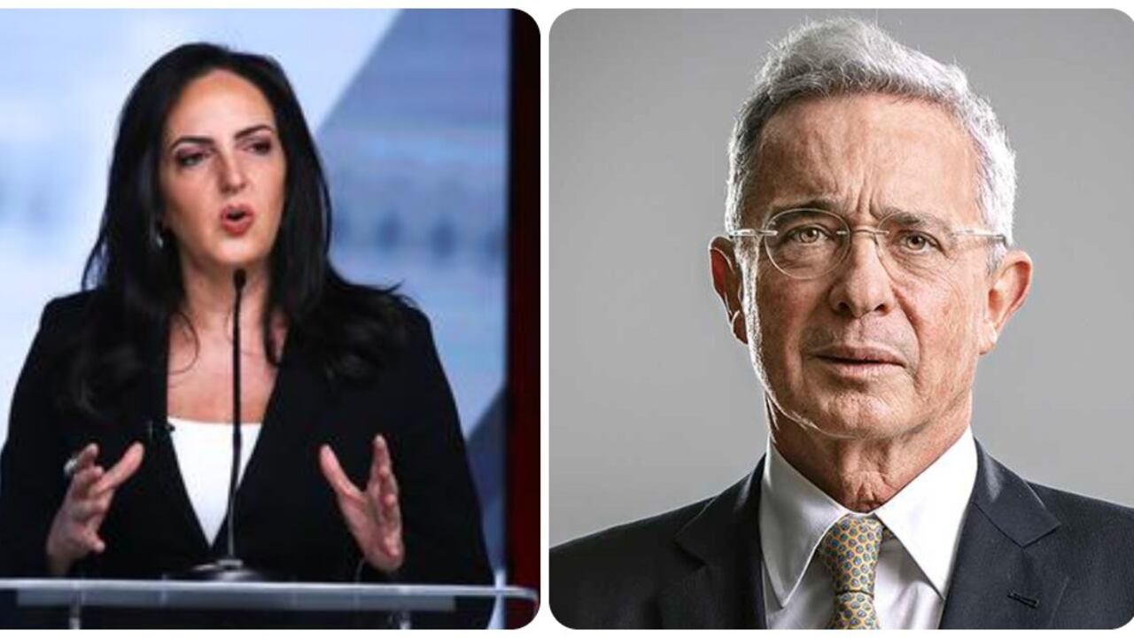 María Fernanda Cabal y Álvaro Uribe.