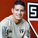 James Rodríguez es nuevo jugador de Sao Paulo hasta mediados de 2025.