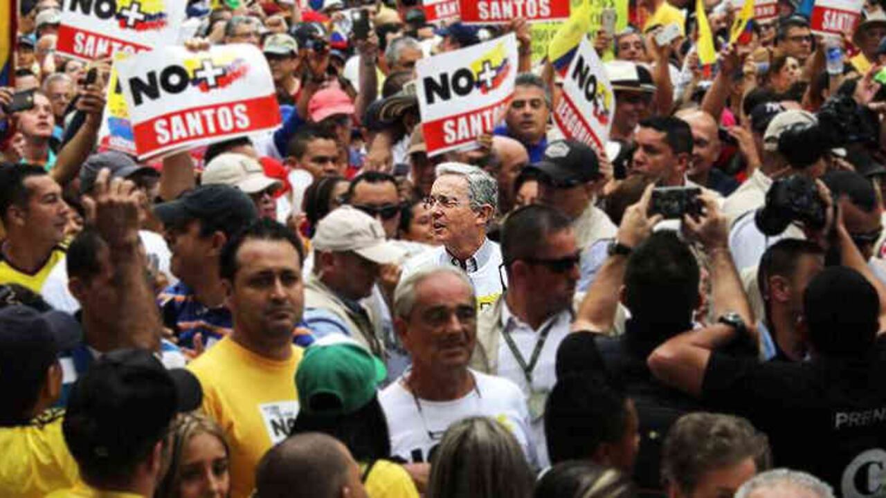 Álvaro Uribe Vélez, senador del Centro Democrático