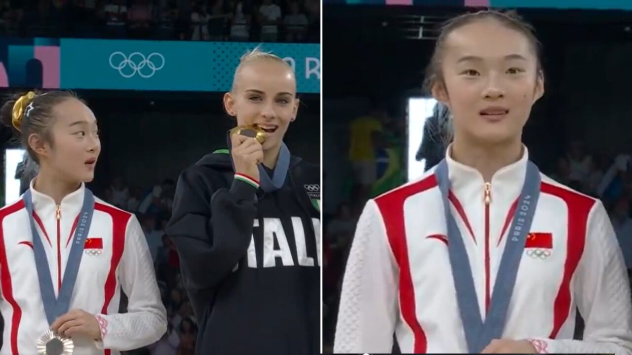 Zhou Yaqin le dio la vuelta al mundo tras su medalla de plata en la barra de equilibrio