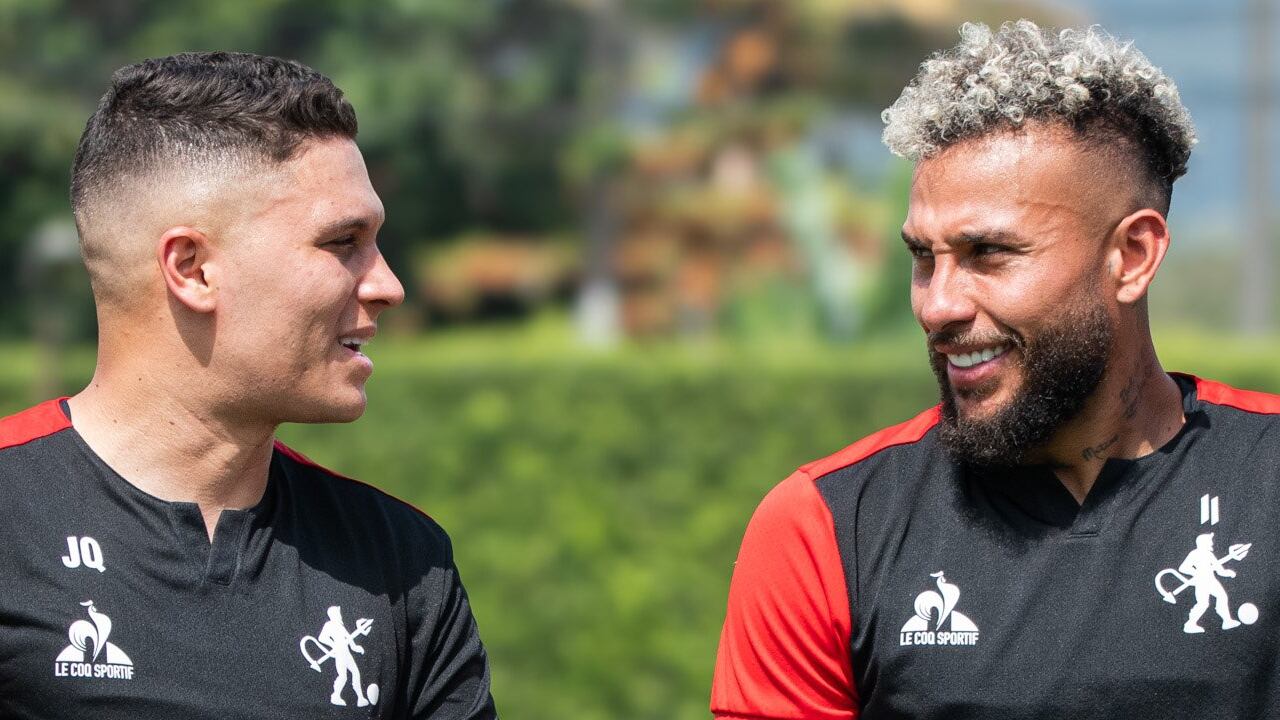 Juanfer Quintero y Duván Vergara en América de Cali.