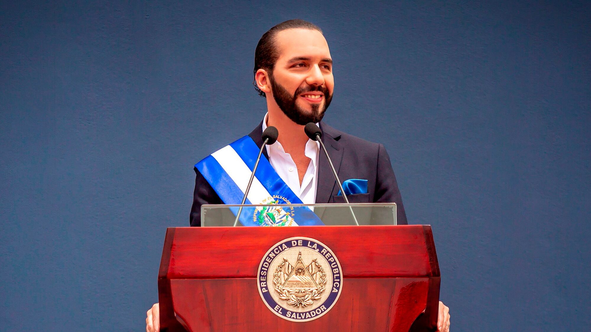 Nayib Bukele 
Presidencia de la República de El Salvador.