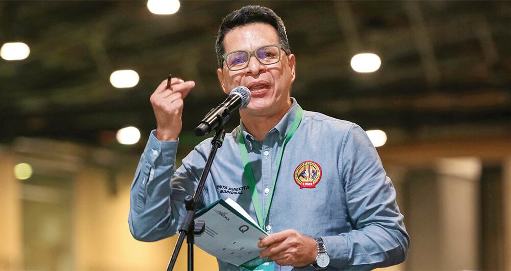 César loza Presidente de la USO