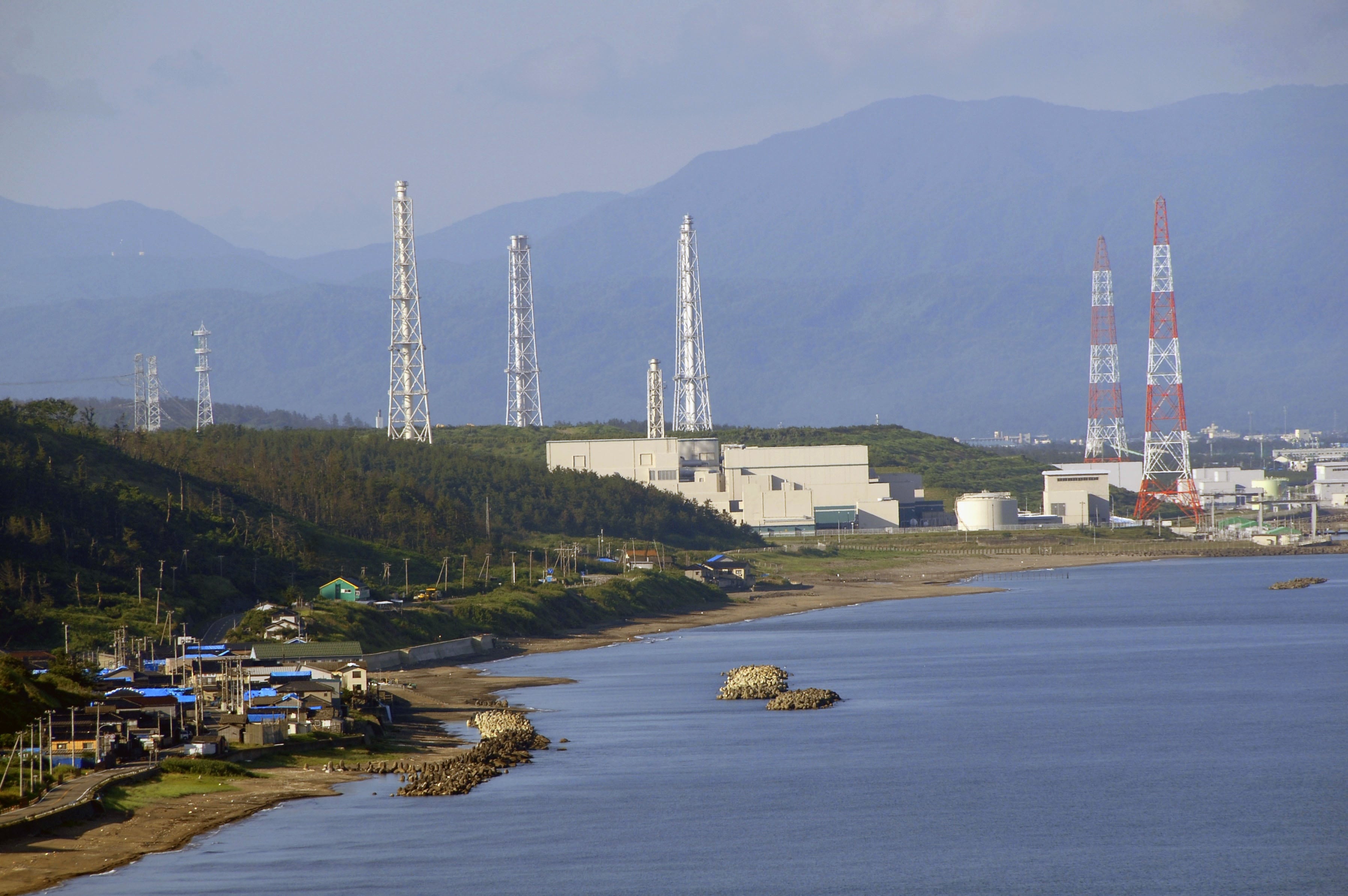 Planta nuclear en Japón.