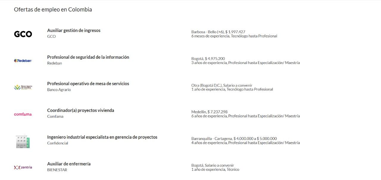 A través del portal El País / Empleos puede consultar vacantes de una gran cantidad de compañías a nivel nacional.
