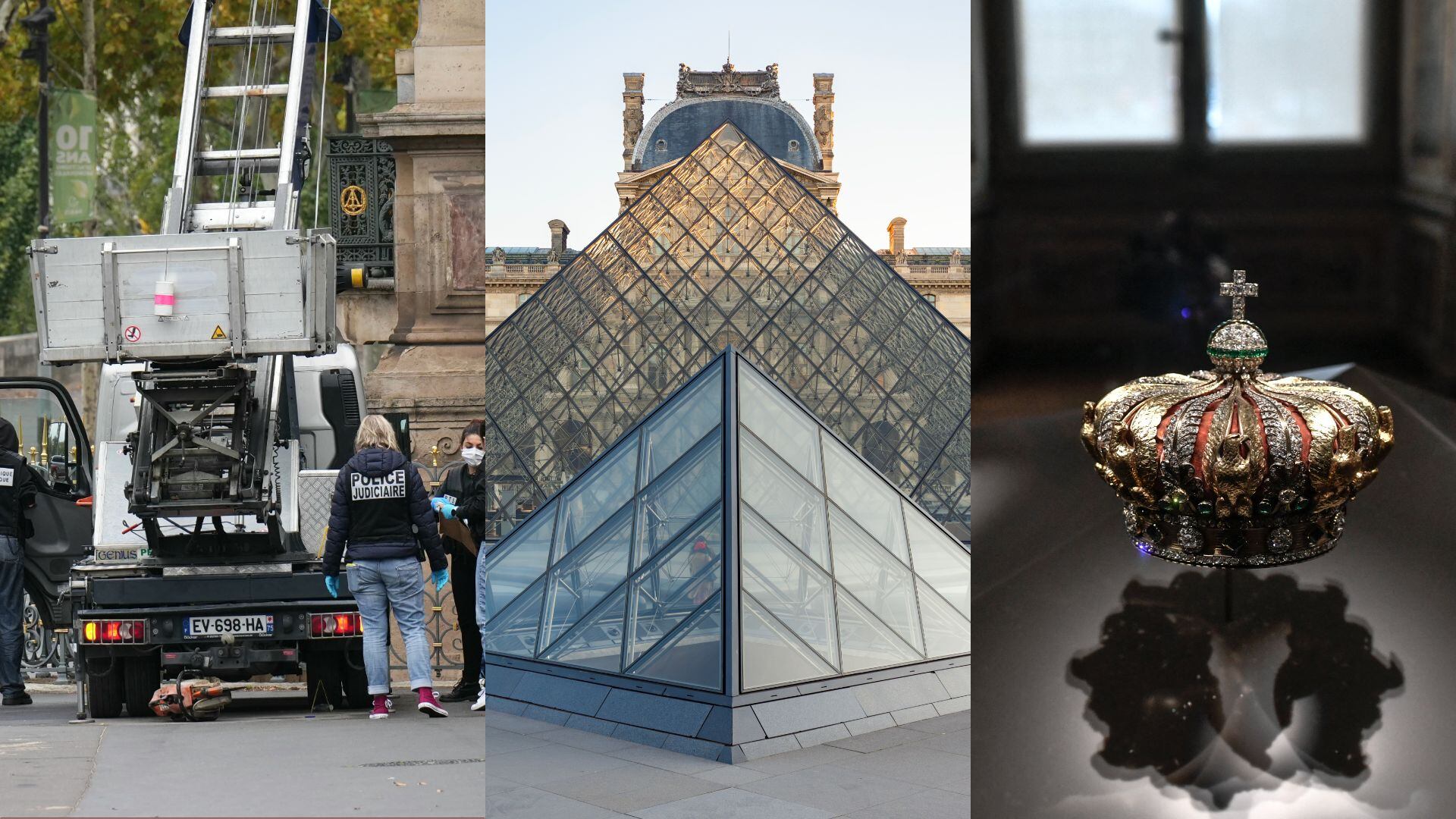 Varios delincuentes asaltaron el domingo, 19 de octubre, el museo del Louvre de París y se dieron a la fuga con joyas "de un valor inestimable", señalaron diversas fuentes a AFP