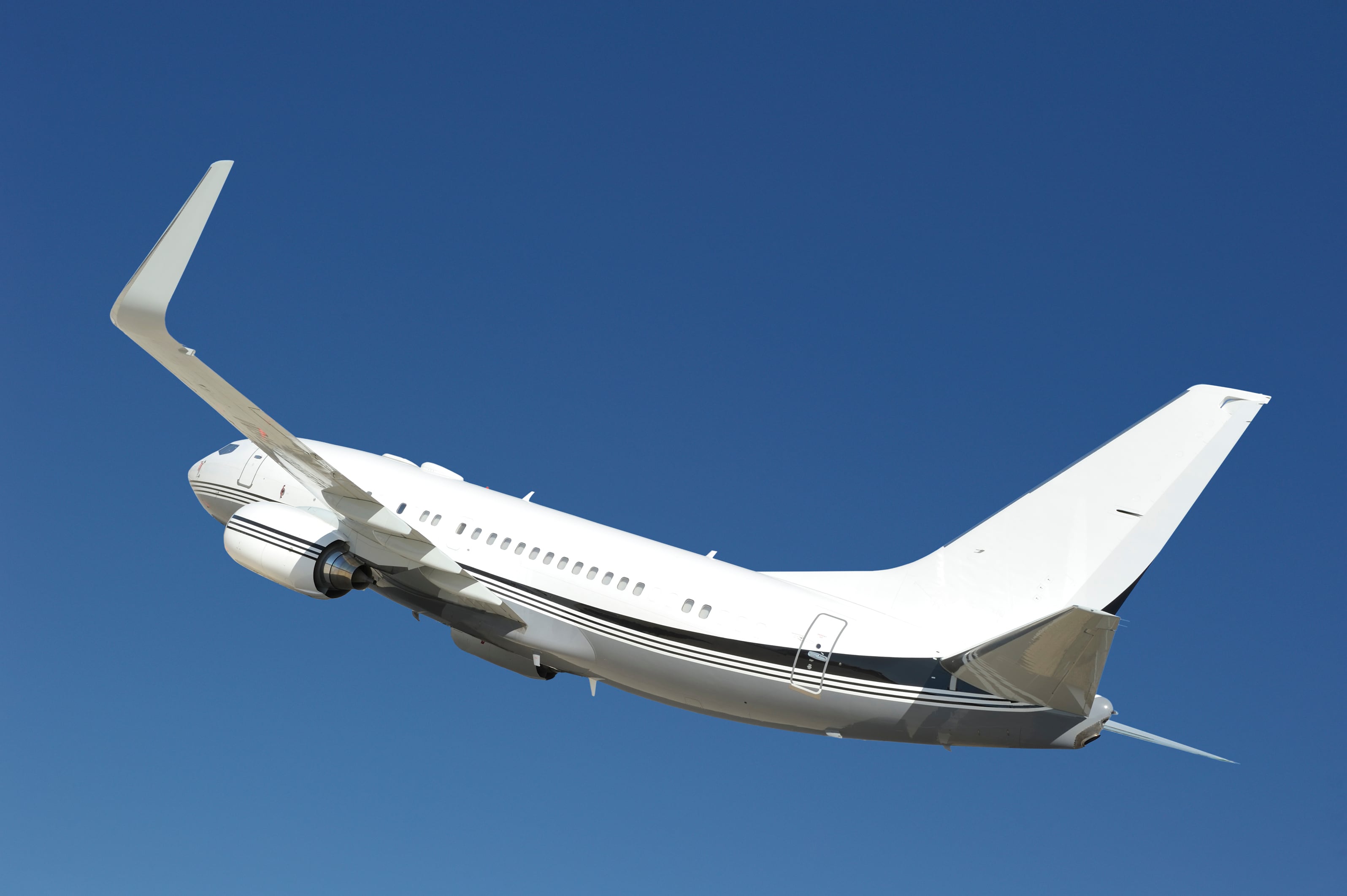 La banca en jet corporativo se aleja