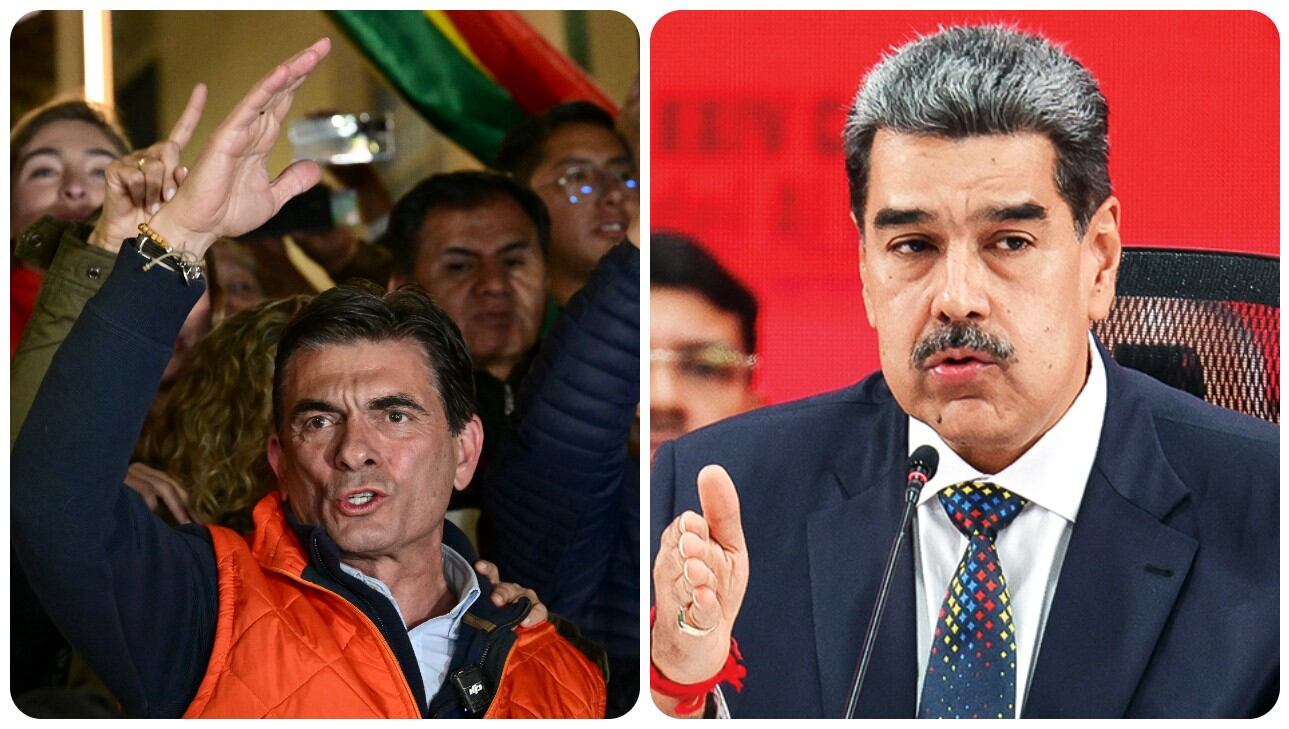 Disputas entre Rodrigo Paz y Nicolás Maduro