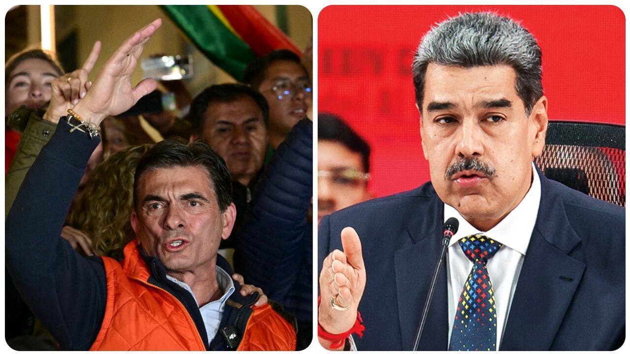 Disputas entre Rodrigo Paz y Nicolás Maduro