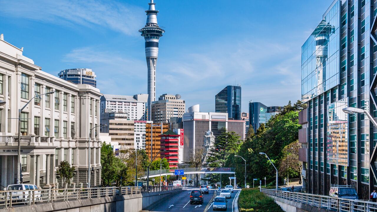 Wellesley Street East downtown, en Auckland
