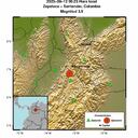 El epicentro del sismo fue en Zapatoca.