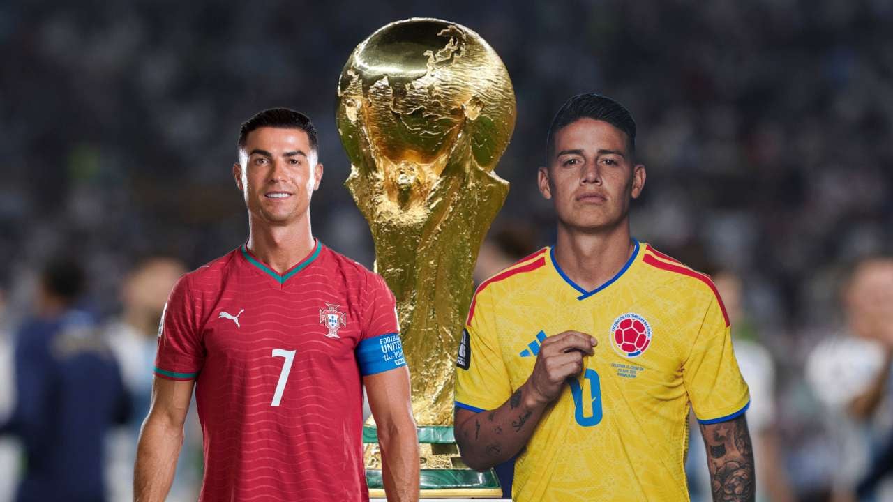 Cristiano Ronaldo y James Rodríguez