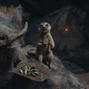 (L-R): Pumbaa (voiced by Seth Rogen) and Timon (voiced by Billy Eichner) in Disney’s live-action MUFASA: THE LION KING. Photo courtesy of Disney. © 2024 Disney Enterprises Inc. All Rights Reserved.