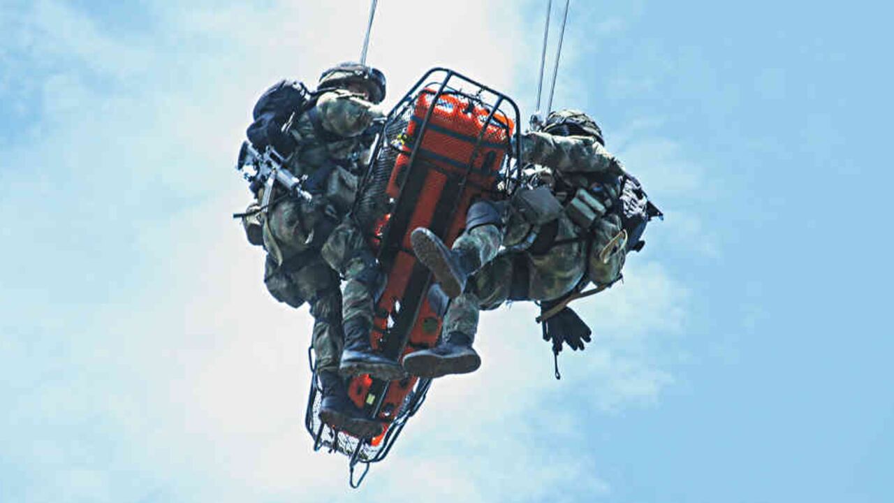 El helicóptero MI-17 que fue utilizado en la operación Jaque es símbolo de libertad. Hoy es empleado para misiones de apoyo humanitario.