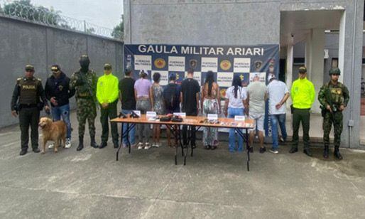 Redada contra el microtráfico por parte del Gaula Militar en Meta