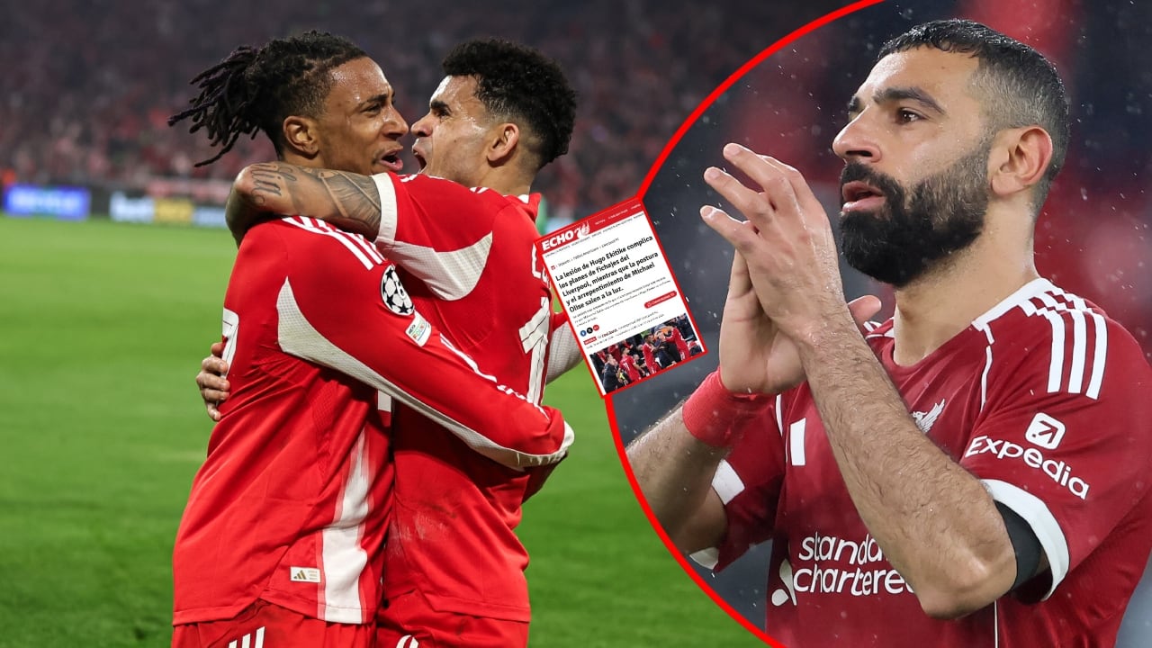 Michael Olise y Luis Díaz.