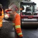 Maquinaria busca optimizar arreglos en la av. Ciudad de Cali.