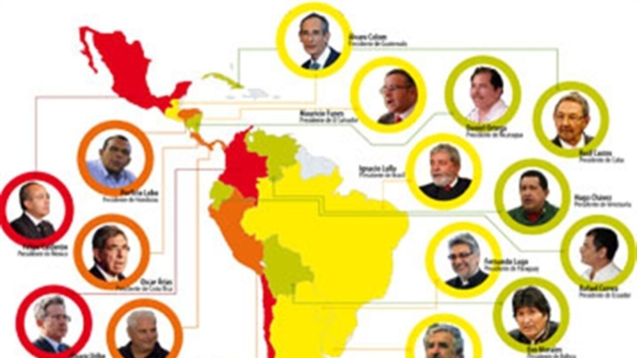 La llegada de este nuevo grupo de mandatarios es interpretada por algunos expertos en política internacional como el inicio de un probable 'giro a la derecha' en América Latina