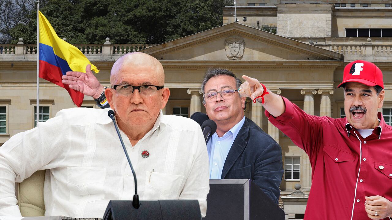 Antonio García, jefe del ELN, se va contra el Gobierno Petro.