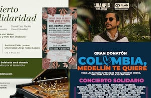 Eventos e iniciativas para recaudar fondos para los damnificados del terremoto en Colombia