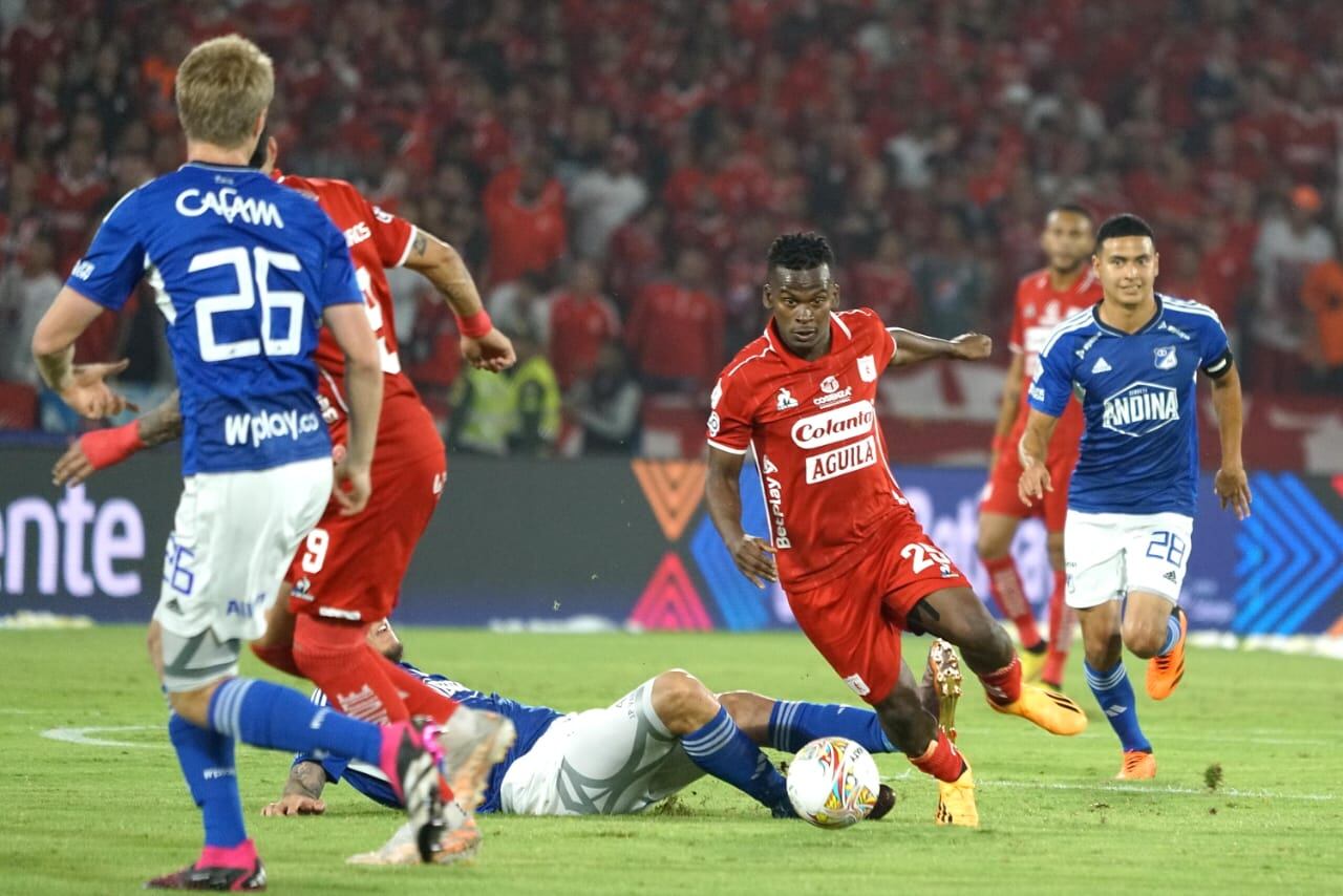 América Millonarios en el estadio Pascual Guerrero