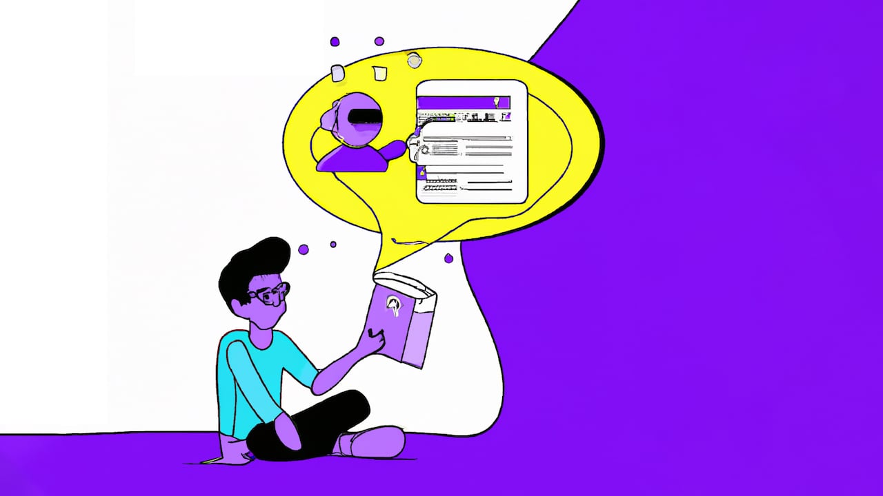 Imagen creada por DALL.E, sistema de inteligencia artificial (IA), en respuesta a un concepto dado por Edu Labs.