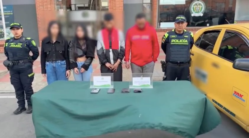 Capturados en Bogotá