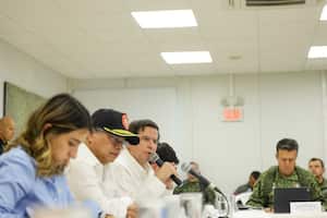 Consejo de seguridad liderado por el presidente Gustavo Petro en Tibú