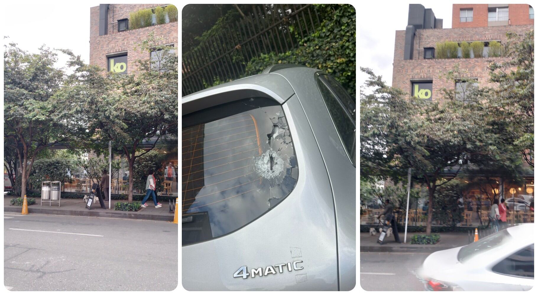 Un atraco en el norte de Bogotá generó caos en la comunidad.