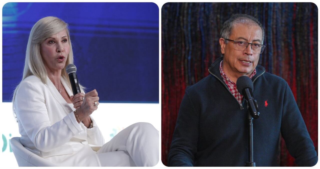 Dilian Francisca Toro y Gustavo Petro.