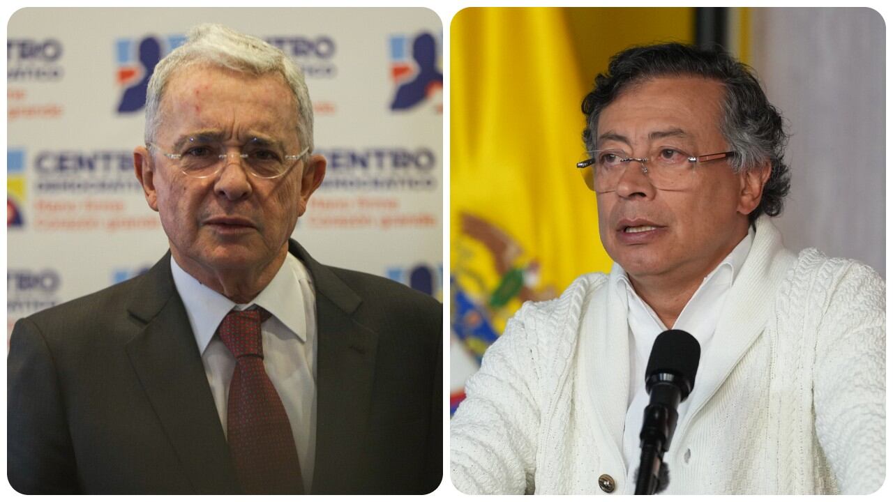 Álvaro Uribe y Gustavo Petro