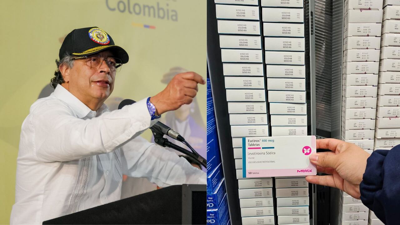 El presidente Gustavo Petro confundió cajas de Levotiroxina con Insulina.