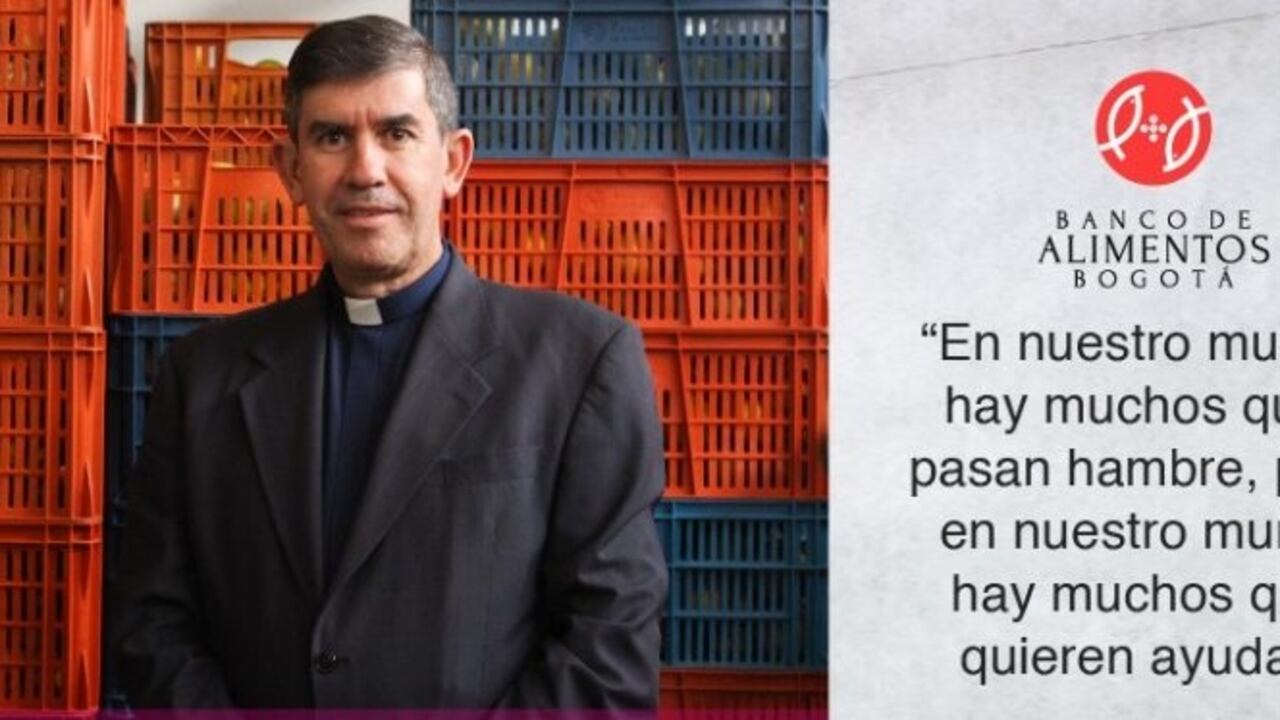 Desde 2001 el Padre Daniel Saldarriaga Molina es el Director Ejecutivo del Banco de Alimentos de Bogotá, sacerdote de la Arquidiócesis de Bogotá desde 1998, actualmente es párroco de San Maximiliano Kolbe.