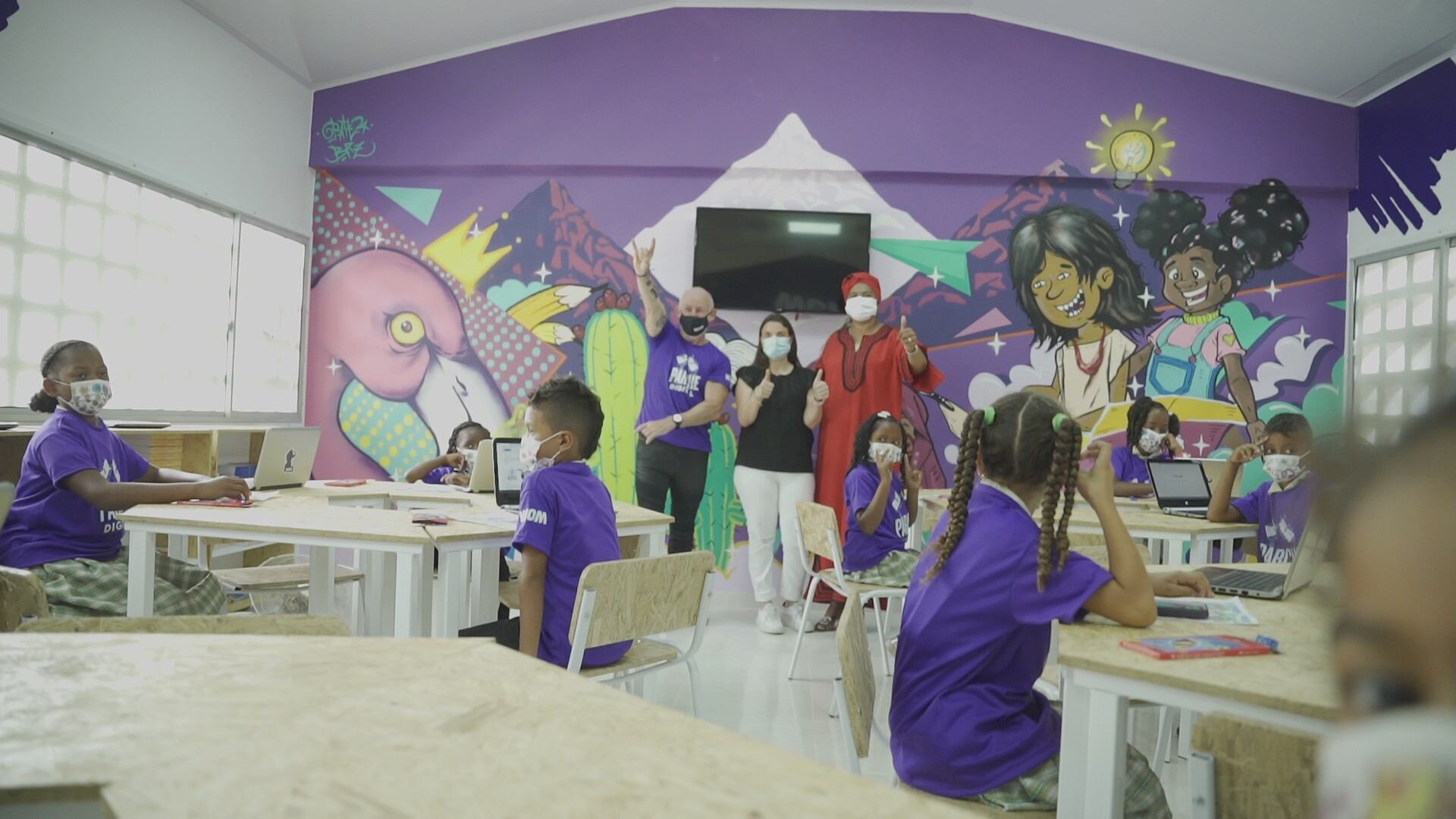 Inauguración del Parche Digital en Juan y Medio