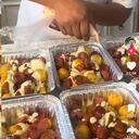 Salchipapas en Estados Unidos.