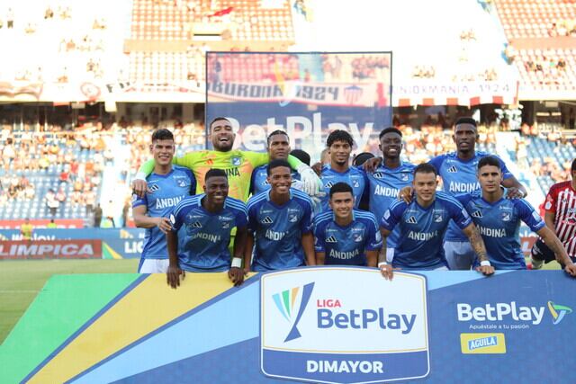 Titular de Millonarios, para enfrentar a Junior, el pasado domingo 9 de febrero.