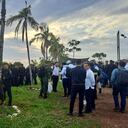 Los policías liberados en el Caquetá.