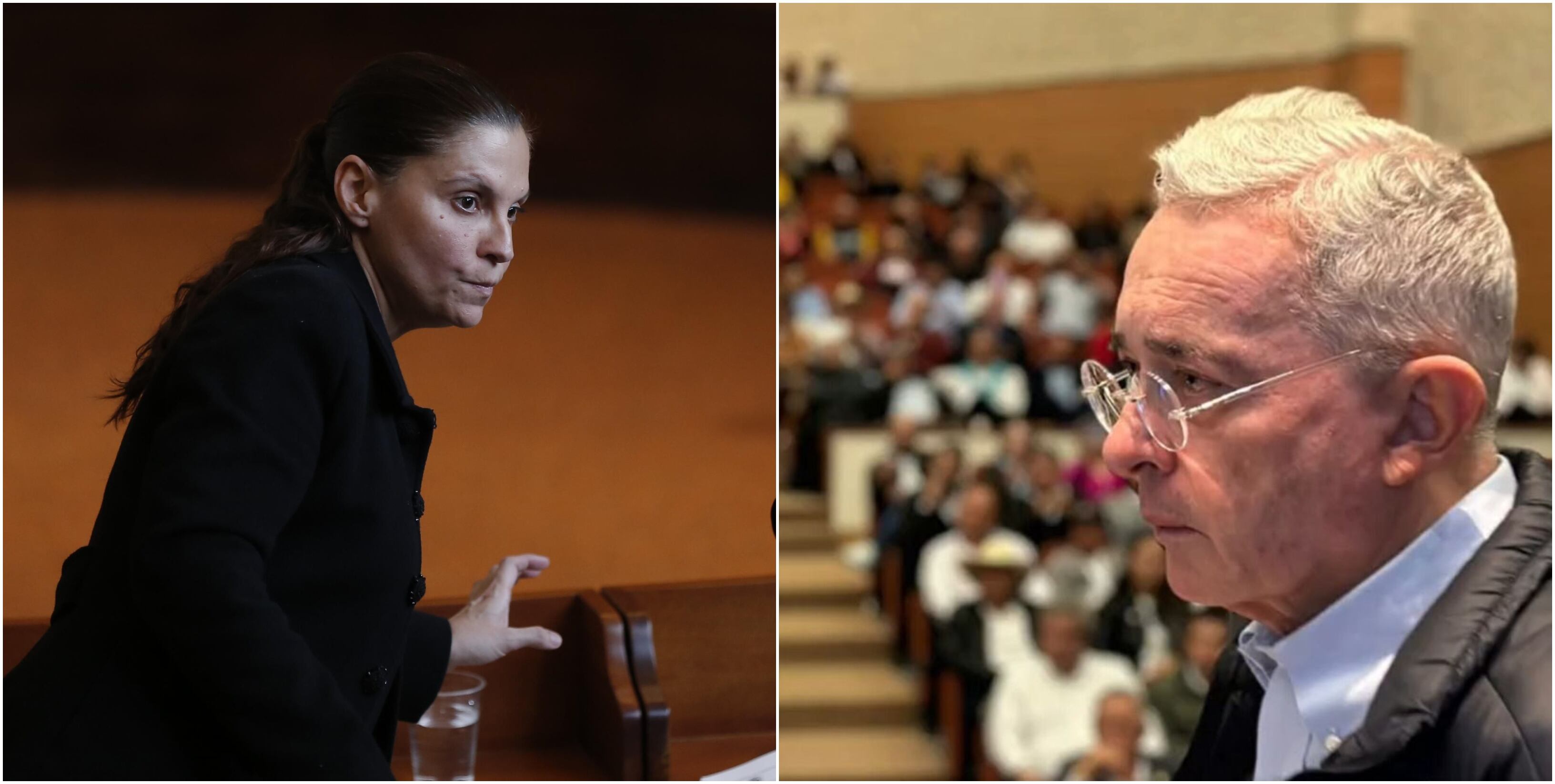 Zulema Jattin y el expresidente Álvaro Uribe