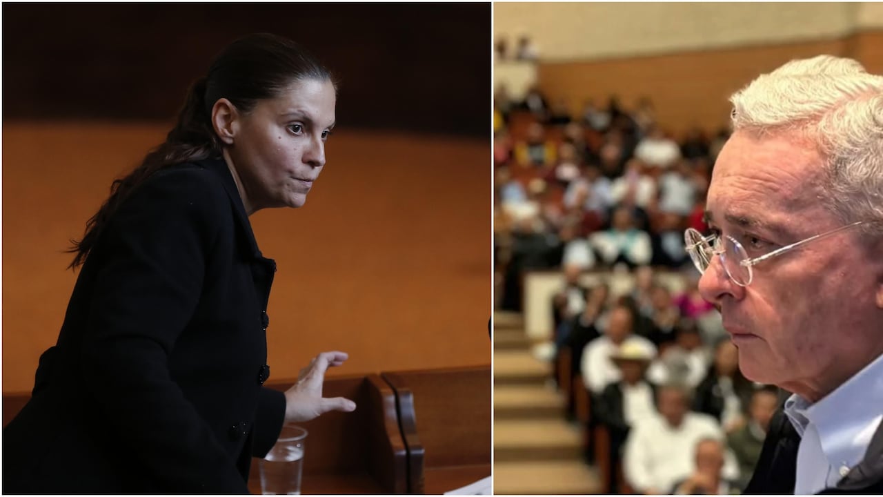 Zulema Jattin y el expresidente Álvaro Uribe