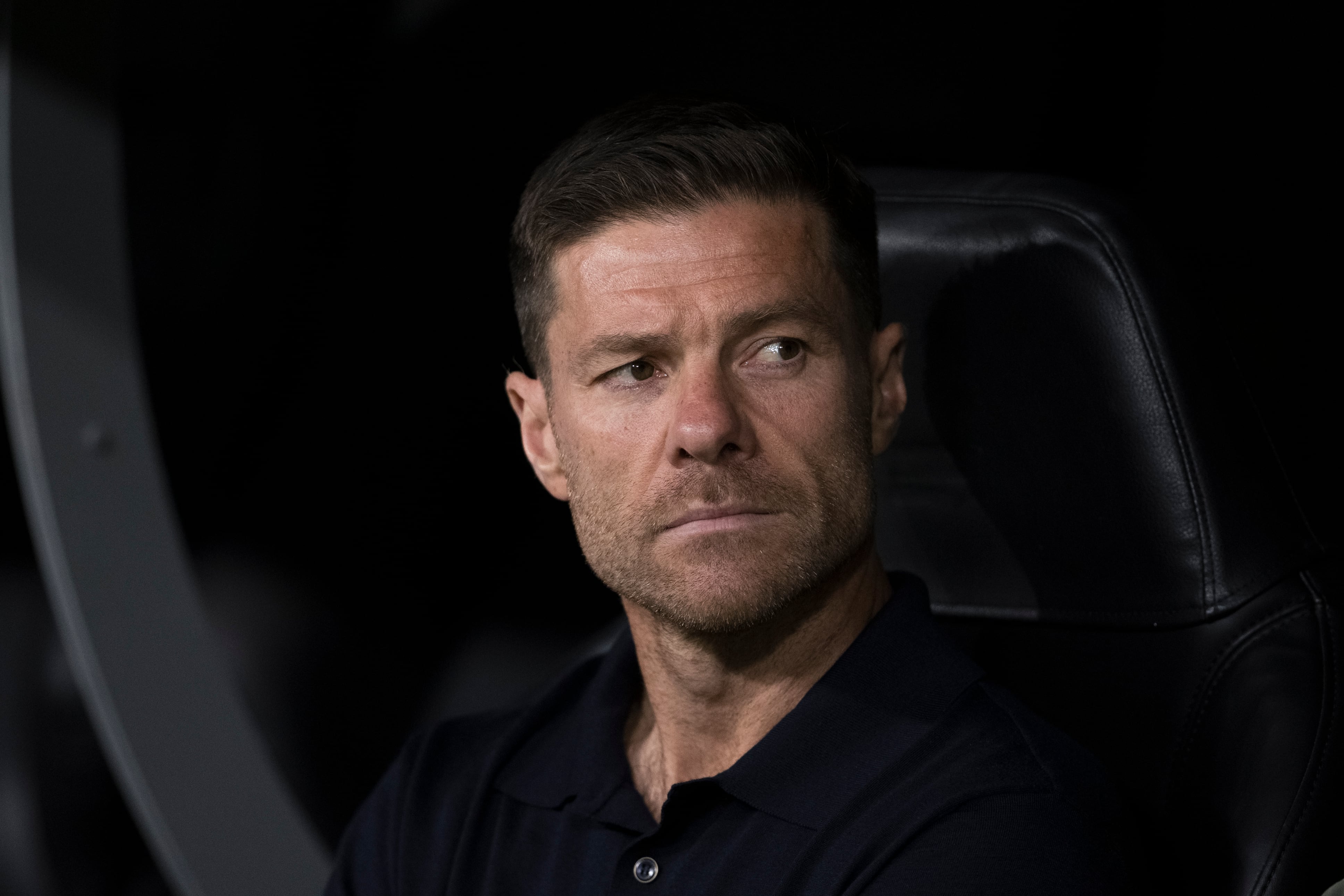 Head coach of Real Madrid, Xabi Alonso, is present during the UEFA Champions League 2025/26 match between Real Madrid and Marseille at Santiago Bernabeu Stadium in Madrid, Spain, on September 16. (Photo by Guillermo Martinez/NurPhoto via Getty Images)