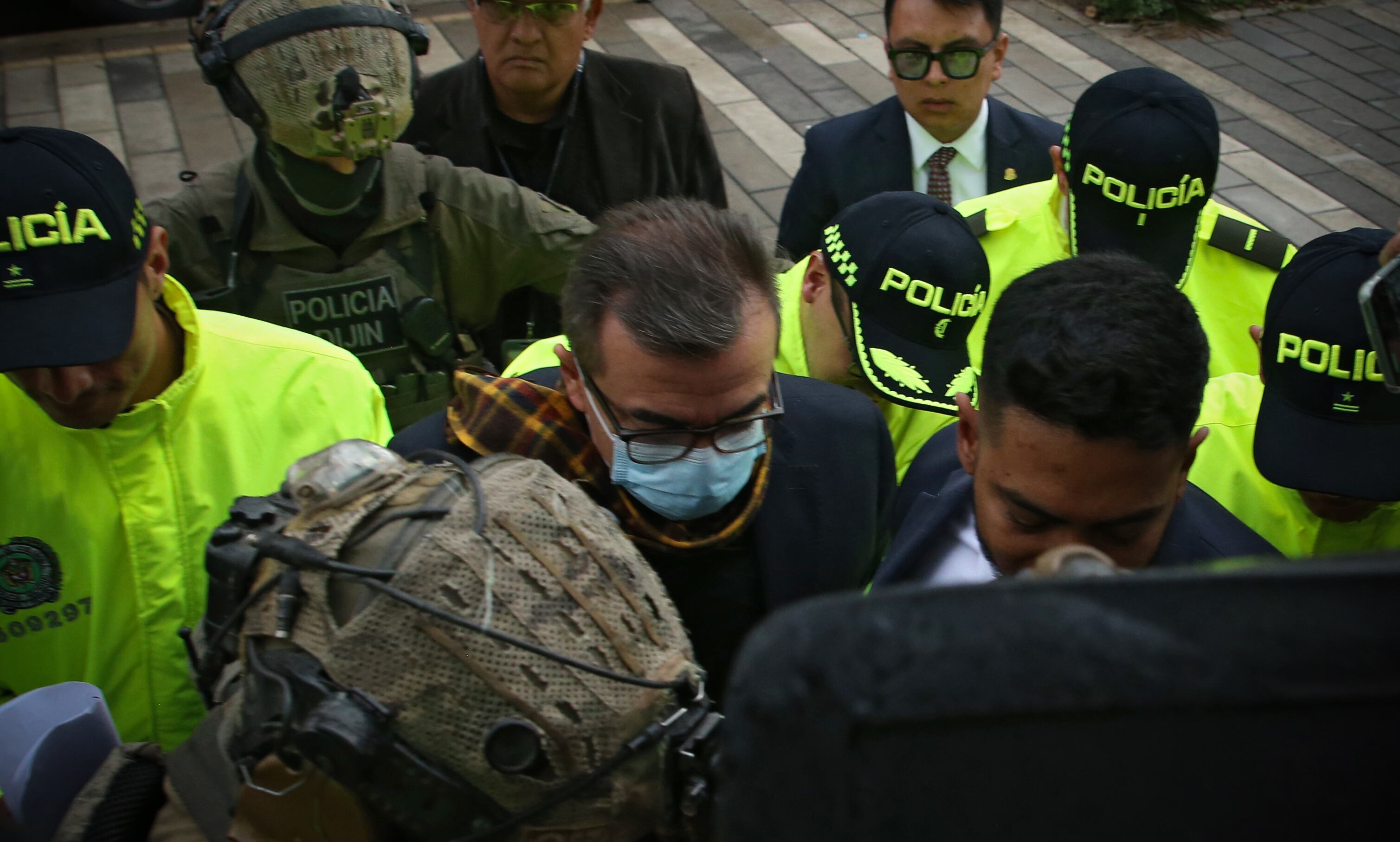 Olmedo López  exdirector de la UNGRD llega  a la Sala de Instrucción de la Corte Suprema de Justicia para que declare en la indagación preliminar que se adelanta contra el congresista Wadith Manzur
Bogota mayo 29 del 2024
Foto Guillermo Torres Reina / Semana