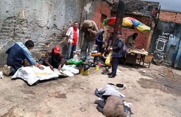 Foto: Edwin Tamayo Rueda. Más de 700 habitantes de la zona fueron trasladados a diferentes centros de Integración Social en la última jornada.